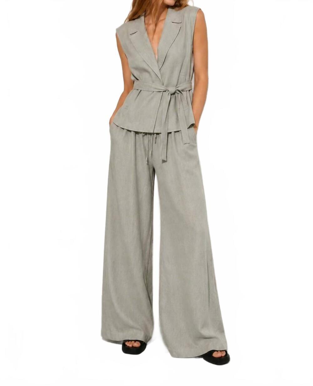 NEW SWEETKAMA wilkin set in sage/ grey